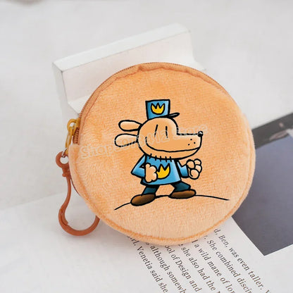 Dog Man Movie Coin Purse Girl Boy Cartoon Wallet Portable Cute Storage Bag Key Pocket Kawaii Handbag Hot Comic Kid Birthday Gift