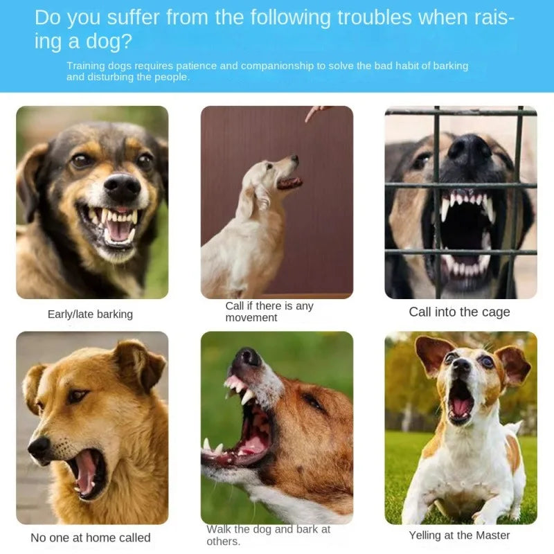 the BARK STOPPER - Intelligent Dog Collar Anti Barking Automatic Stop Device Dog Training Electric Anti Disturbance Stop Barking Waterproof