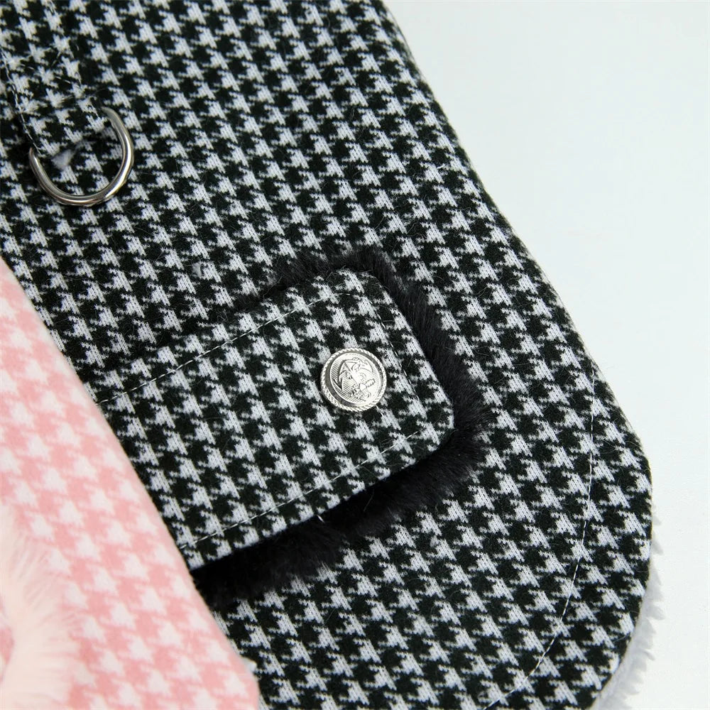 New Pet Dog Cat Clothes Winter Fur Collar Small Dogs Puppy Coat Cotton Pet Jacket Outfits Clothing for Small Dog Outfits