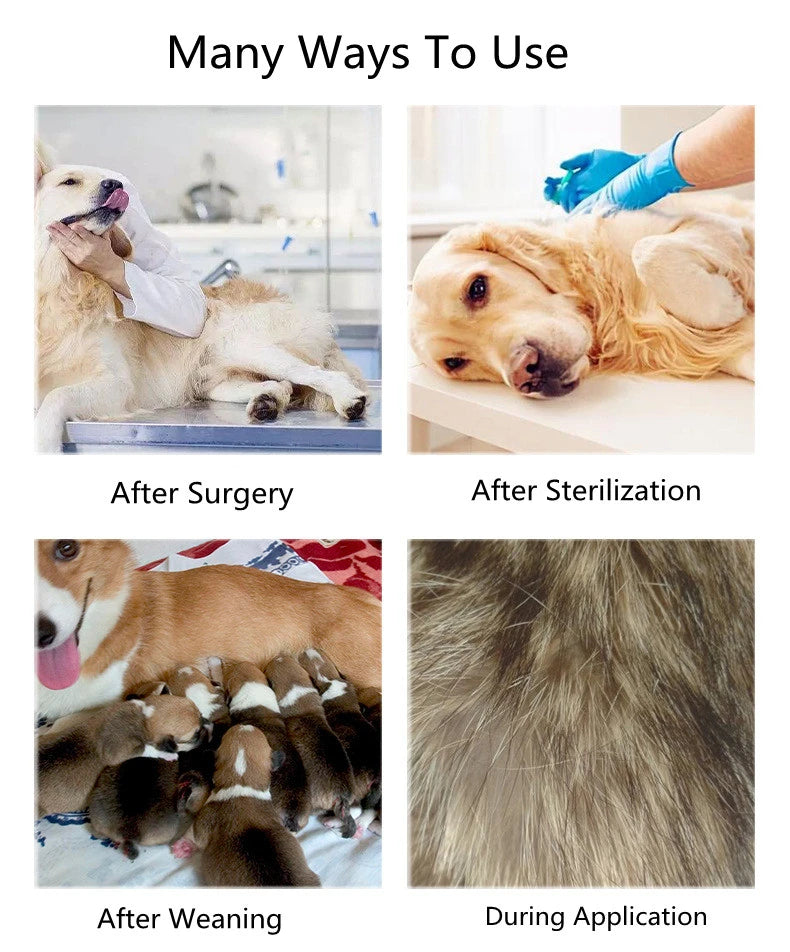 Modal Dog Recovery Clothing Pet Sterilization Surgery Suit  Anti Licking Wounds Dog Shirt for Large Dogs Four-legged Jumpsuit