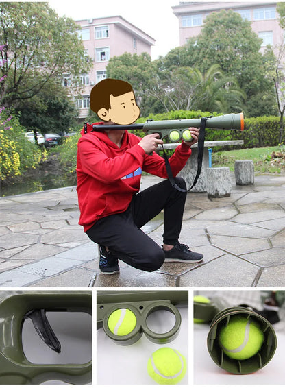 the FETCHBLASTER LAUNCHER - Hot Selling Pet Dog Toy Serving Gun, Training Dog Throwing Ball Launcher, Pet Outdoor Tennis Shooting