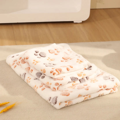 Plush & Warm Pet Bed Mat, Super Soft Dog Cat Sleeping Pad for Indoor Use, Cozy Thick Fleece Blanket for Cold Weather