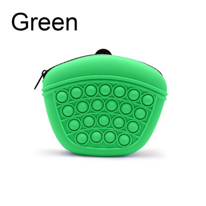 the TREAT POUCH - Dogs Soft Washable Outdoor Feed Storage Pouch, Food Reward Silica Bags, Pet Portable Dog Training Waist Bag, Treat Snack Bait