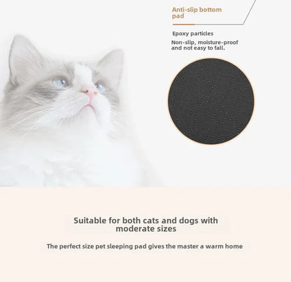 Cross-Border New Arrival Sleeping Dog Mat Winter Warm Removable Washable Kennel Mattress Pet Supplies Large Dog Dog Bed