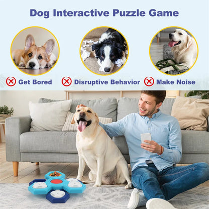 Dog Puzzle Toys Dog Training Boredom Interactive Puzzle Feeding Toys Slow Food Tray Pet Feeding Supplies