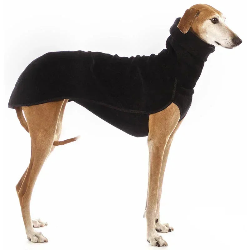 the FROSTGUARD HIGH-NECK COAT - High Collar Pet Clothes for Medium/Large Dogs, Winter Warm Big Dog Coat, Pharaoh Hound, Great Dane Pullovers, Mascotas Supplies