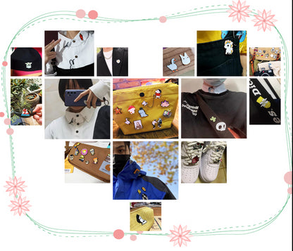 Puppy Heart Shape Enamel Pins Funny Dog Person Brooches Lapel Badges Backpack Clothes Animals Pet Jewelry Pin Gifts for Friends