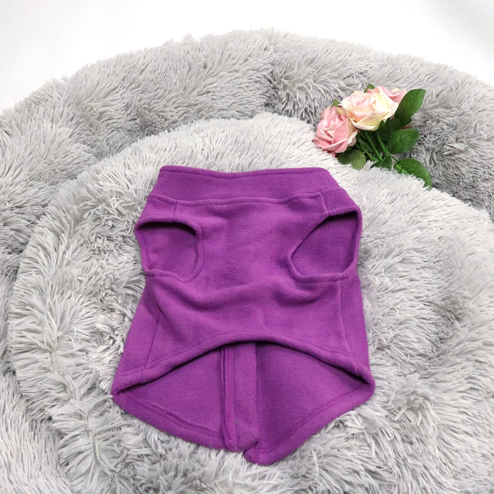 Dog Fleece Clothes Winter Warm Soft Puppy Vest Pet Coats for Small Medium Dogs Outfit French Bulldog Jacket Chihuahua Costumes