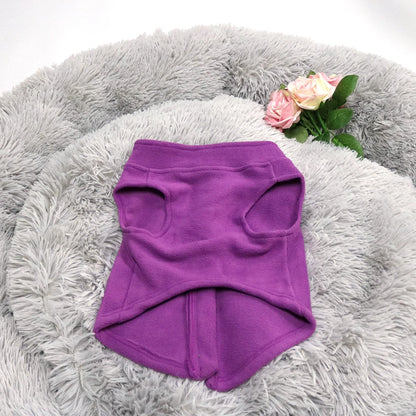 Dog Fleece Clothes Winter Warm Soft Puppy Vest Pet Coats for Small Medium Dogs Outfit French Bulldog Jacket Chihuahua Costumes