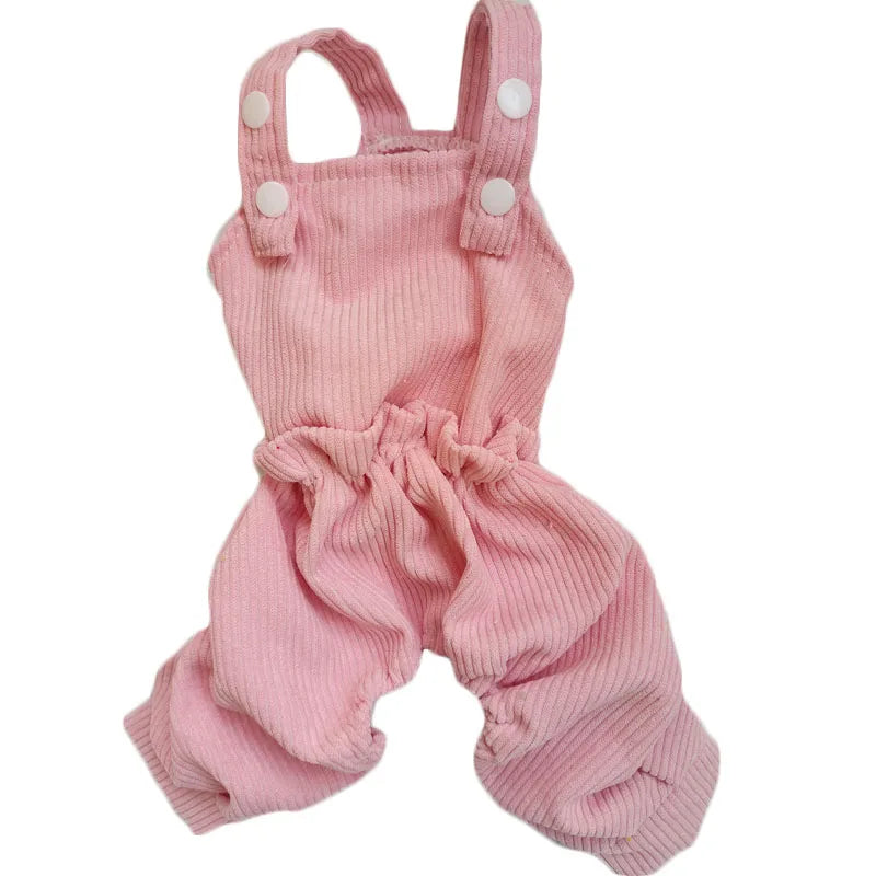 Cute Dog Jumpsuit Dog Clothes Pink Yellow Strap Jumpsuits Clothing For Chihuahua Pet Overalls Pajamas For Small Medium Dogs XXL