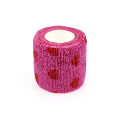 12 Rolls Self Adherent Bandage Elastic Bandage Self Adhesive Bandage Vet Wrap for Dog Cat Horse Pet Animals Ankle Sprains