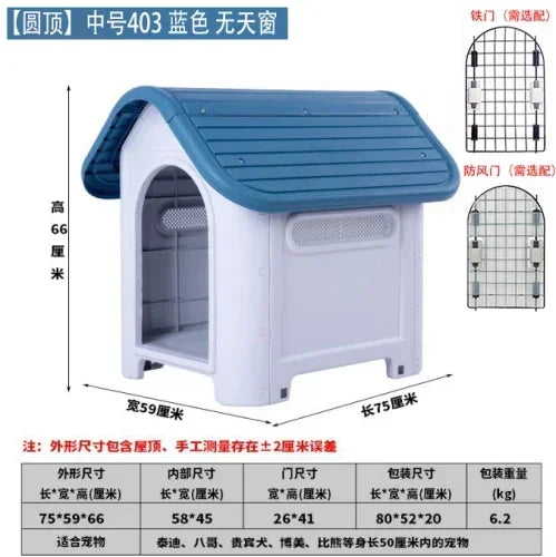 the BACKYARD DOG - Large Kennell Crate Doghouse, Accessories Playpens Outdoor Carrier, Doghouse Pet Supplies, Play Pen Mascotas Dog Furniture