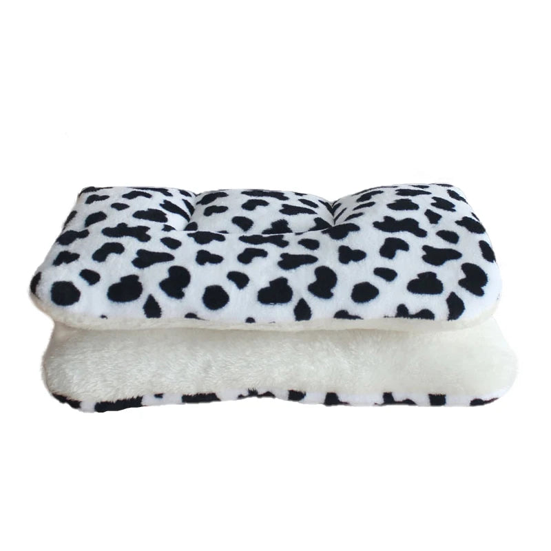 Dog Bed Thickened Dog Mat Pet Cat Soft Fleece Pad Blanket Bed Mat Cushion Home Washable Rug Keep Warm Pet Supplies cama perro