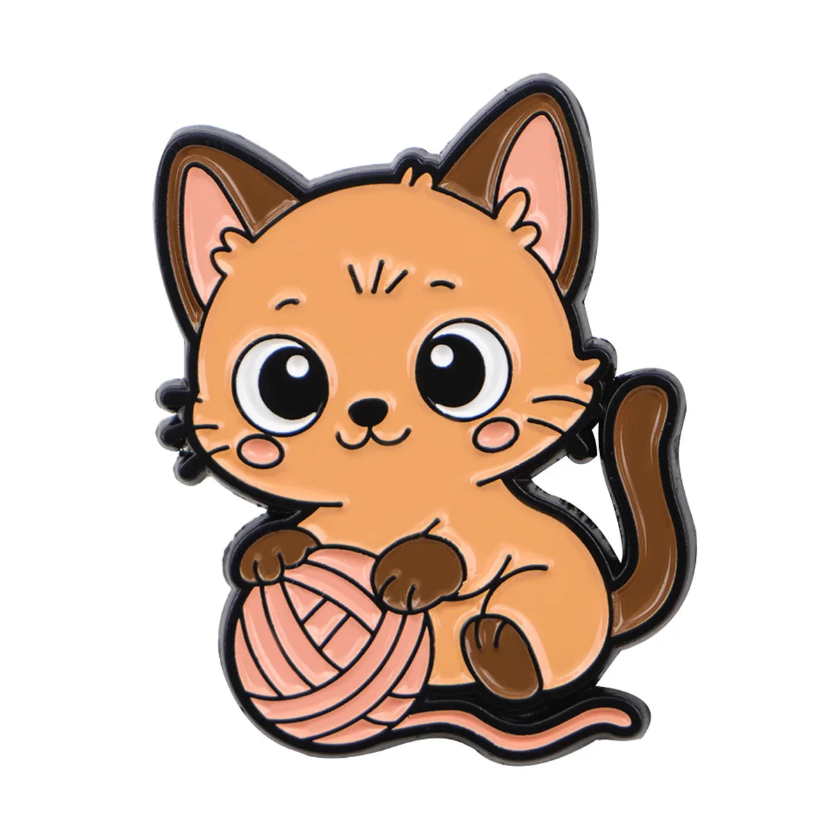 Cute Animals Dogs Cats Enamel Pins Cartoon Frogs Brooch Lapel Pin Badge on Backpack Clothing Accessories Fashion Jewelry Gifts