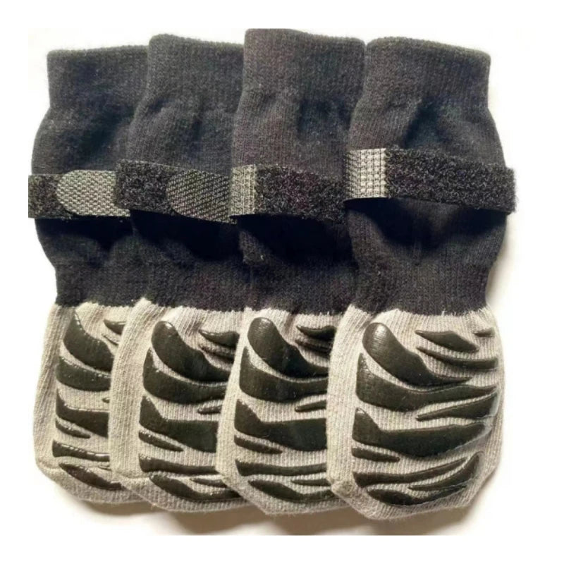 the COZYTRAIL DOG SOCKS - Dog Socks/Foot Cover, Outdoor Warm Claws Non-Slip Shoes, Extra-Thick Grip with Hook-and-Loop Fastener, Pet Foot Protection Supplies