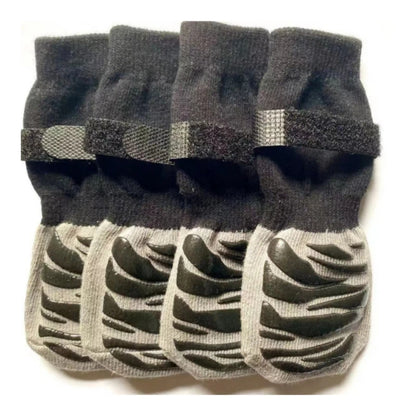 the COZYTRAIL DOG SOCKS - Dog Socks/Foot Cover, Outdoor Warm Claws Non-Slip Shoes, Extra-Thick Grip with Hook-and-Loop Fastener, Pet Foot Protection Supplies