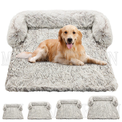 Washable blanket Sofa cover Large dog bed Sofa plush dog pet House sofa cushion plush warm kennel pet cat puppy cushion