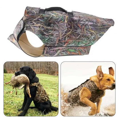 the HUNTER - Dog Hunting Vest, Adjustable Neoprene Chest Dog Vest for Waterfowl/Duck Hunting Outdoor Activities