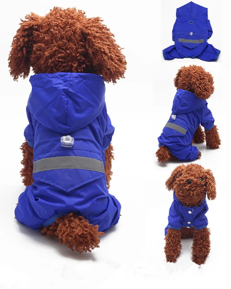 Waterproof Dog Clothing For Small Dog Summer Pet Clothes For Dogs Soft Raincoat Supply Dog Coats For Chihuahua dog Raincoat