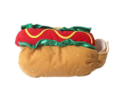 NONOR Pet Costume Hot Dog Shaped Dachshund Sausage Adjustable Clothes Funny Warmer for Puppy Dog Cat Supplies