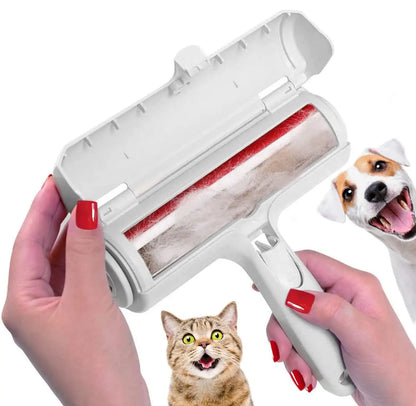 the PET HAIR REMOVER - Pet Hair Remover Roller - Dog & Cat Fur Remover with Self-Cleaning Base - Efficient Animal Hair Removal Tool - Perfect for Furniture