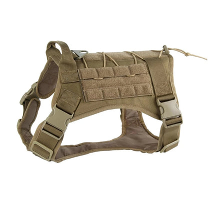 Tactical Dog Harness for Large Pet Harness No-Pull Service Vest Adjustable Military Dog Vest for Training Hunting Walking