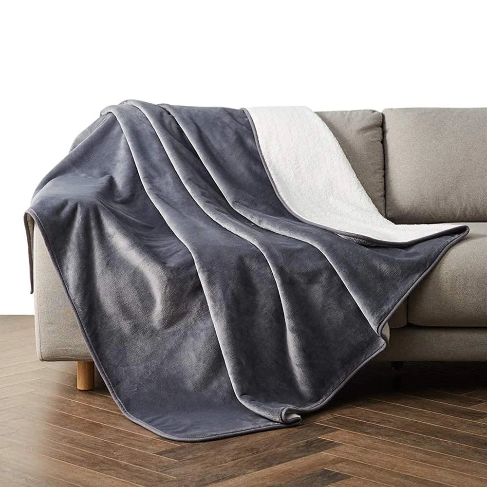 3 Layer Leak Proof Reversable Blanket Fluffy Plush Waterproof Fun Sex Splash Sheet Squirt Blanket For Intimacy Pets Dog Sofa Use
