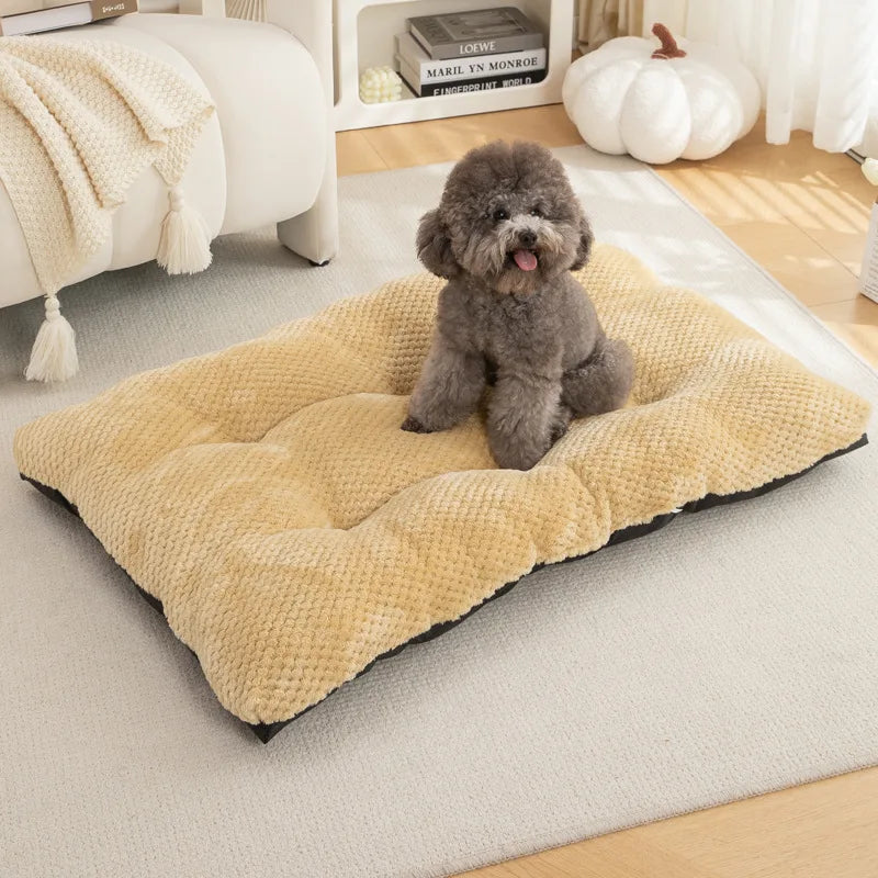 New Autumn  Winter High-End Pet Mat Dog Mat Long Plush Winter Warm Pet Mat Dog Bed Comfortable Cat House Dog House Pet House Mat