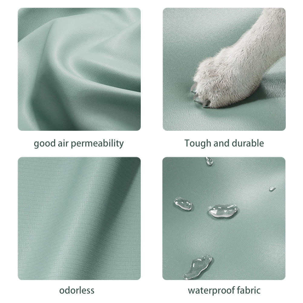 Round Rabbits Fluffy Dog Cat Bed Non-Slip Bottom Waterproof Pet Mattress For Indoor Pets Cat Dog