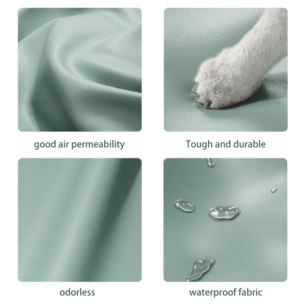 Round Rabbits Fluffy Dog Cat Bed Non-Slip Bottom Waterproof Pet Mattress For Indoor Pets Cat Dog