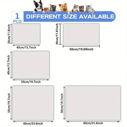 VIKAMA Bone-Shaped Pet Mat Feeding Mat Diatom Mud Carpet Cute Cartoon Floor Mat Waterproof And Dirt-Resistant Home Decoration