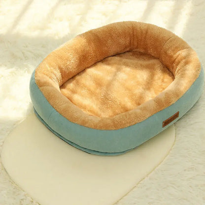 Winter Warm Small Dog Kennel Sleeping Puppy Cushion Cat Supplies  Accessories Washable Calming Sofa Cat Dog Pet Bed