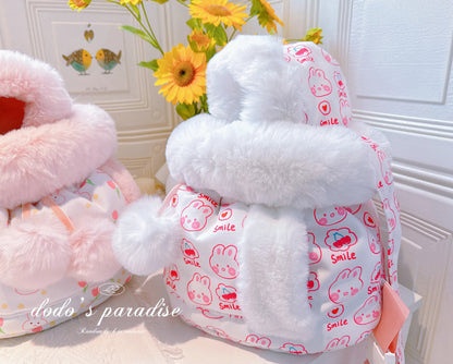 Pet Carriers Travel Products Cat Teddy Puppy Winter Fur Collar Dog Backpack Out  Chest Bag Thickening Warmer  accessories