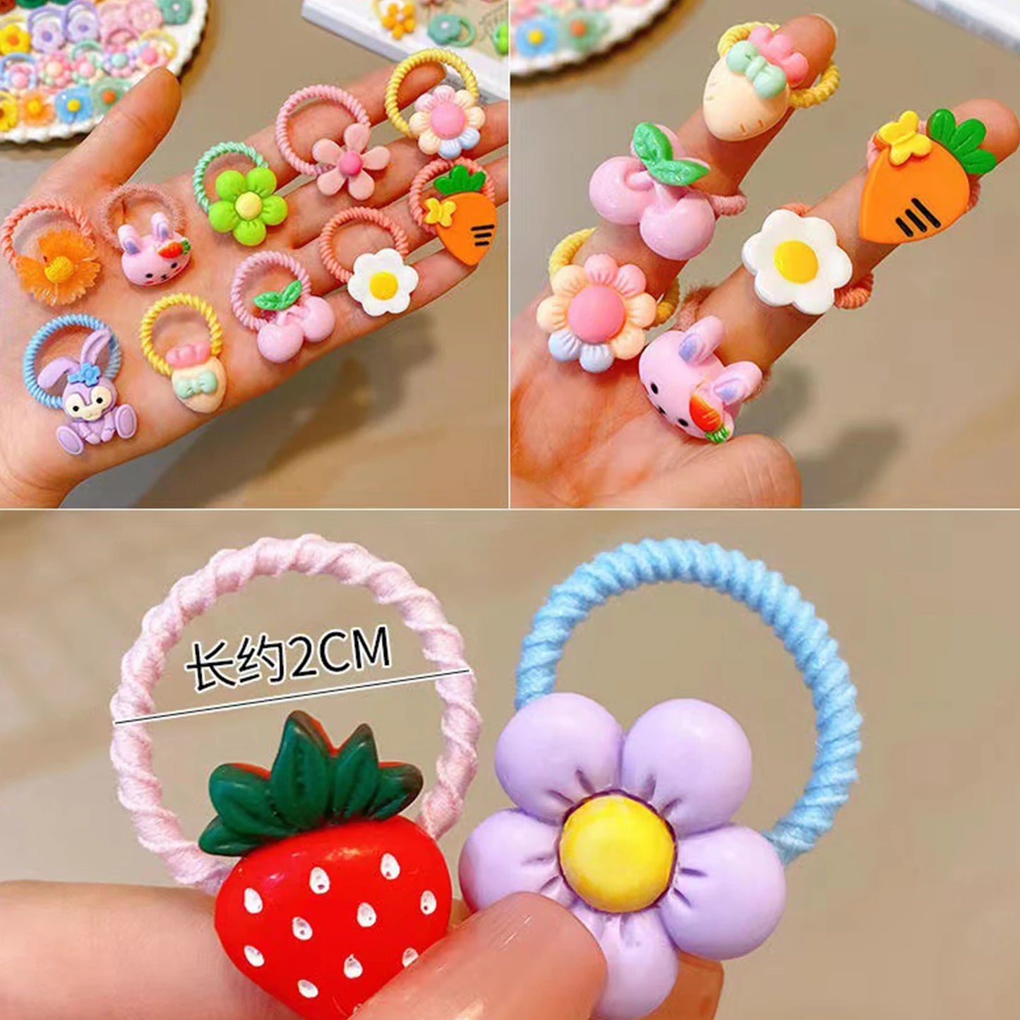 the DAISY DOG BOW - 40PCS Hair Bows, Fashion Cute Small Dog/Cat Hair Bows, Dogs/Cats Hair Accessories, Rubber Bands Bows for Dogs Grooming Products