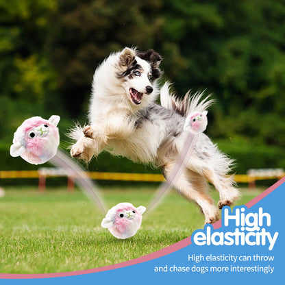 Pet dog toys, plush prickly balls, squeaking sounds, cute alpaca teeth grinding, accompanying various dogs of all sizes