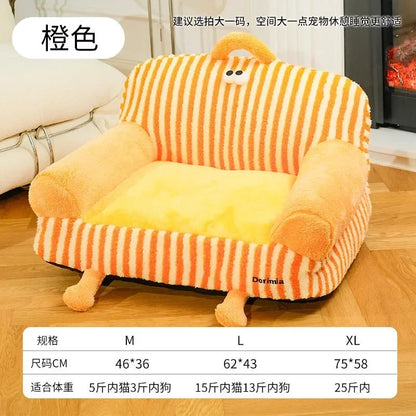 Kennel Universal in All Seasons Small and Medium-sized Dogs Removable and Washable Dog Bed Small Teddy Sofa Pet Accessories