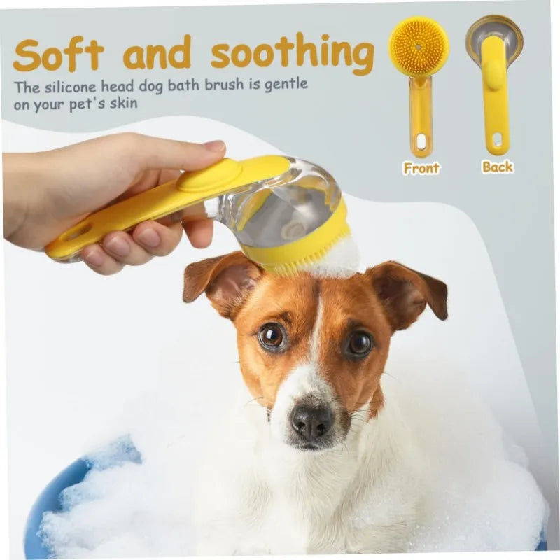 【NEW-SALE】Multicolor For Massage And Bathing Silicone Pet Bathing Brush-Grooming Glove For Dogs And Cats