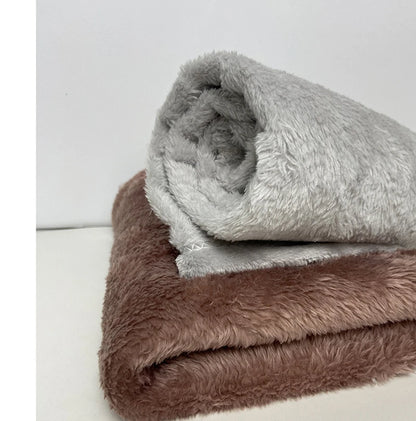 Soft Thickened Warm Dog Blanket, Washable Pet Sleeping Blanket, Cats Bed Mat Puppy Kitten Nest Pads Pet Accessories