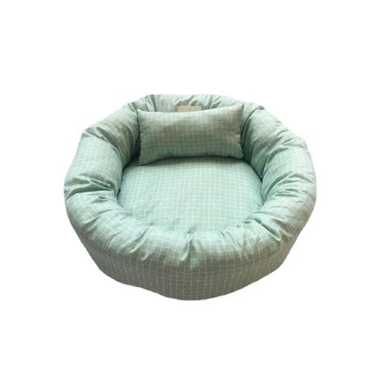 All Season Dog Cat Bed Washable Pet House Soft Warm Cushion for Small Medium Large Pets