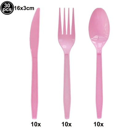 Dog Puppy Theme Party Tableware Color Paw Print Paper Cups Plates Banner 1st-3th Dog Birthday Party Baby Shower Decor