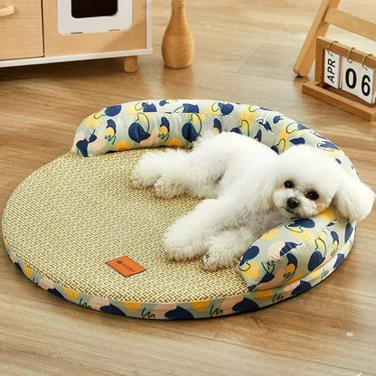 Dog Mat Cooling Bed Bedding for Dogs Big Cushion Beds Cats Fluffy Pet Supplies Small Bad Large Medium Accessories Puppy Sofa