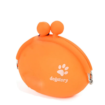 the QUICKBITE TRAINING POUCH - Mini Silicone Pet Dog Train Food Snacks Pockets Bag, Walking Dog Training Food Storage Waist - Pet Travel Outdoor Product Supply