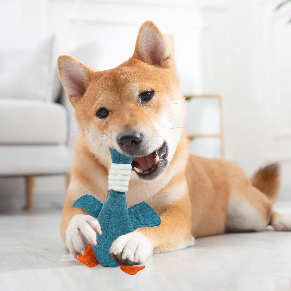 New Pet Toys Geese Sound Bite Resistant Teeth Grinding Teeth Cleaning Dog Cat Pet Supplies