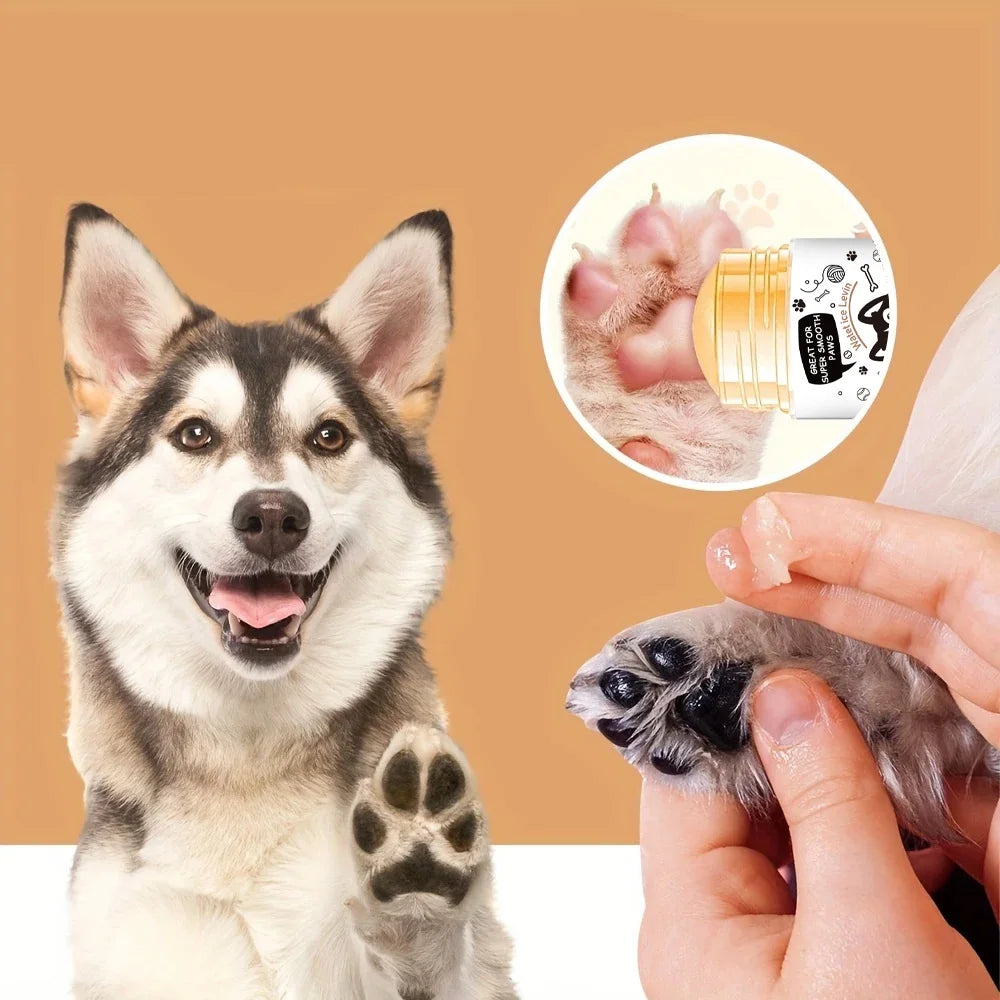 the SNOUT SOOTHER - Dog Paw Balm, Lick Safe Snout Soother, Moisturizing, Soothing and Nourishing Stimulation - Prevent Cracks and Wounds - Dog Foot Cream Waxed, Oil, Butter, Extract