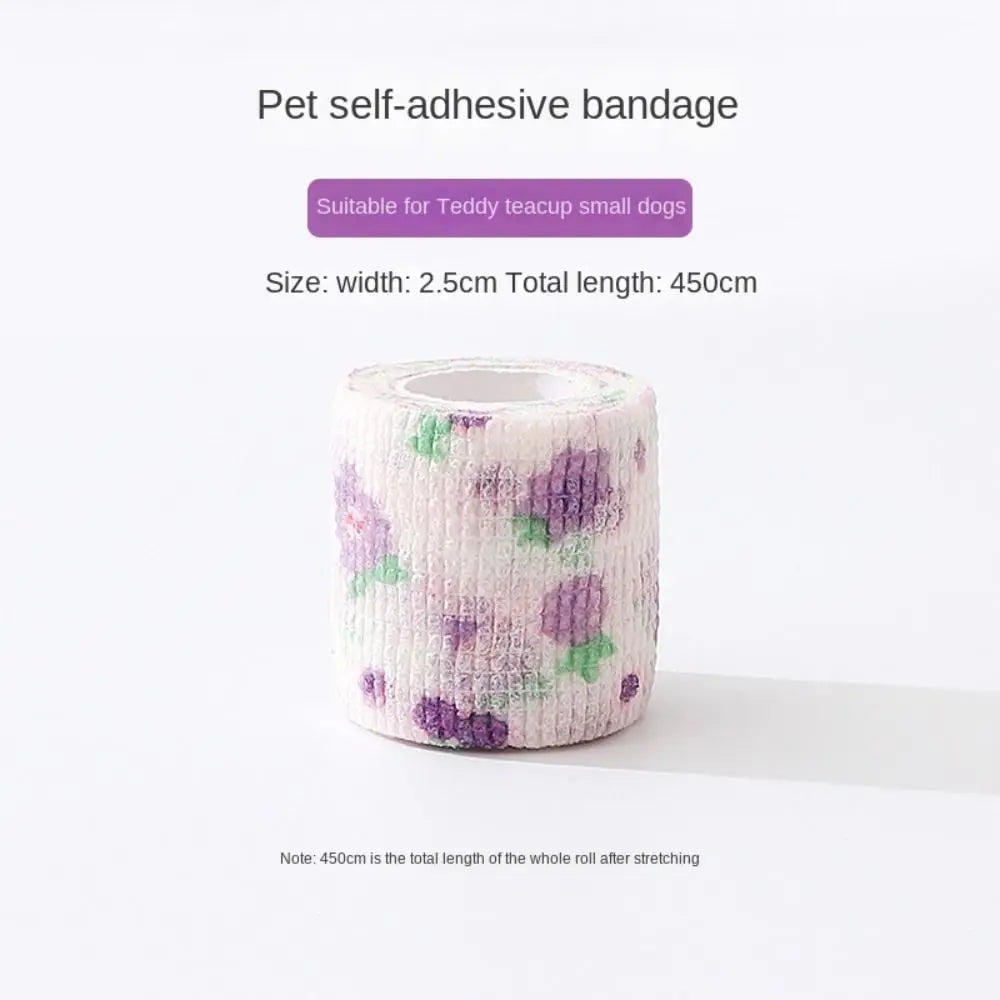 Disposable Dog Foot Covers Durable Anti-dirty Breathable Pet Self-adhesive Bandage Pet Go Out Foot Wrap