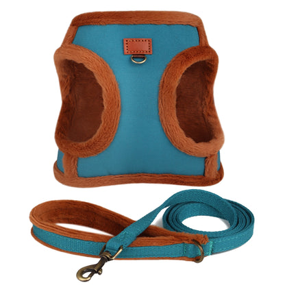 the THERMAGUARD WINTER SET - 3 Layer Warm Dog Harness/Leash Set, Soft Padded Dog Harnesses Vest, Winter Pet Puppy Walking Vest, Lead for Small/Medium Dogs, Pug