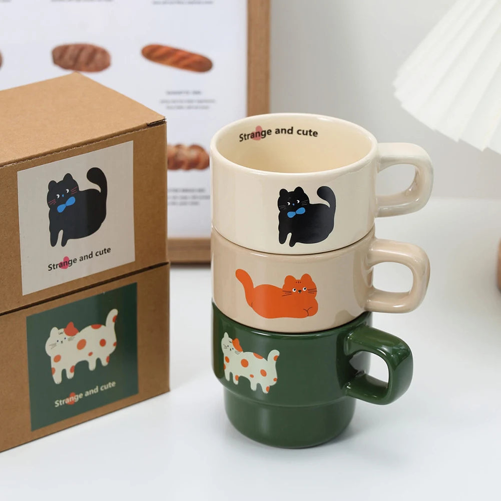 Ceramic Coffee Mug Hand-made Decorative Tea Coffee Cup For Home Party