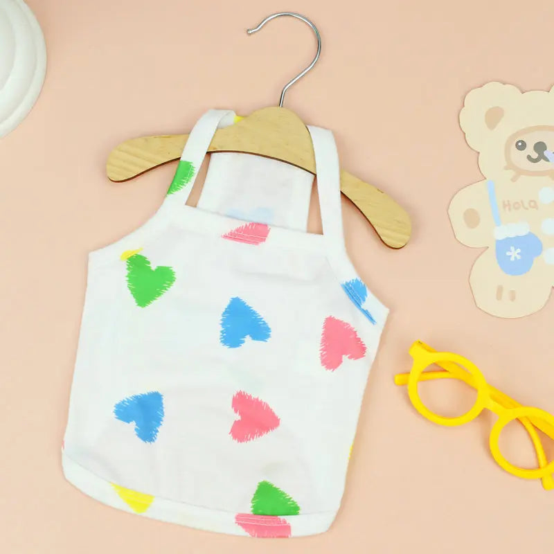 the PAWBREEZE COTTON VEST - Solid Dog Clothes, Summer Cotton Dog Vest, Chihuahua, Bichon Frise, Yorkie, Thin Puppy Breathable Dog Clothing, Pet Vest, Dog Costumes