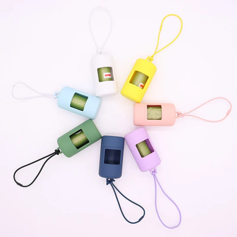 the ECOPAW BAG KIT - 1 Set Pet Waste Bag Dispenser with Degradable Poop Bags for Dog/Cat Litter Clean Up, Outdoor Walking Daily Essential