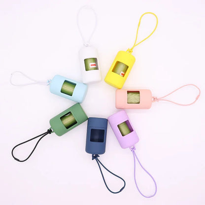 the ECOPAW BAG KIT - 1 Set Pet Waste Bag Dispenser with Degradable Poop Bags for Dog/Cat Litter Clean Up, Outdoor Walking Daily Essential